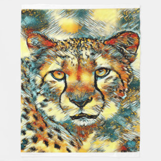 Animal Art Cheetah Gifts Lovers | Cheetah Lovers Fleece Deken