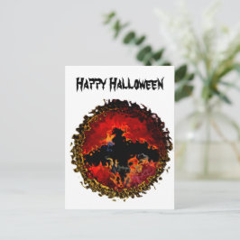 Animal Art Spooky Bat Briefkaart