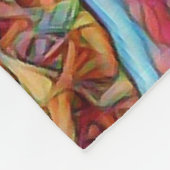 Animal ArtStudio — funky piglet Fleece Deken (Hoek)