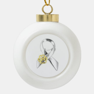 Animal awareness Hanging a Christmas tree  Keramische Bal Ornament