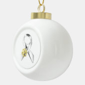 Animal awareness Hanging a Christmas tree Keramische Bal Ornament (Rechts)