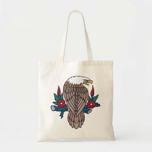 Animal Bald Eagle Bird Tote Bag (Voorkant)