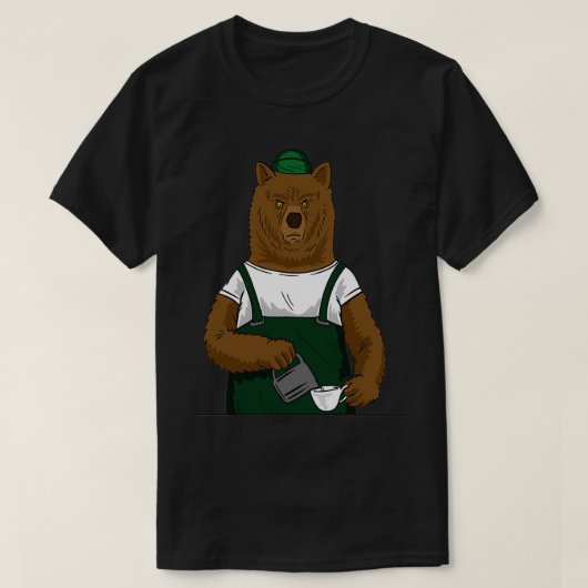 Animal Bearista T-shirt (Design voorkant)