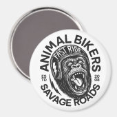 Animal Bikers Magneet (Voorkant / Achterkant)
