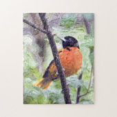 Animal Bird Baltimore Oriole Legpuzzel (Verticaal)
