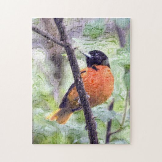 Animal Bird Baltimore Oriole Legpuzzel (Verticaal)