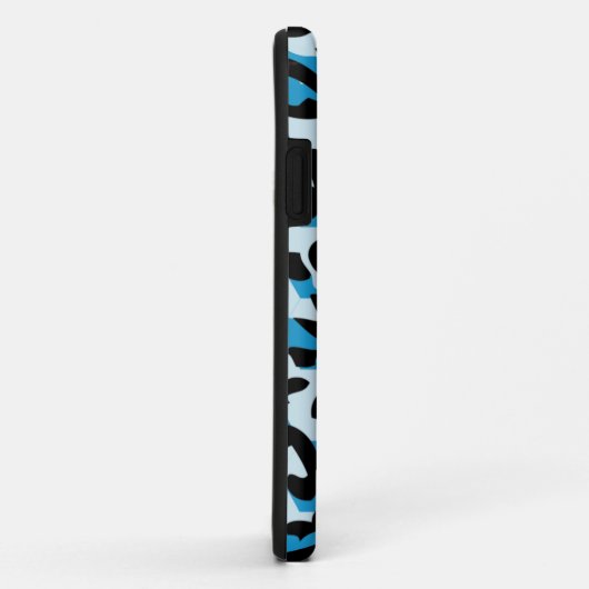 Animal Blue Leopard Pattern iPhone5 Hoesje (Achterkant/rechts)