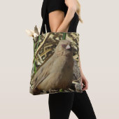 Animal Brown Towee Bird Foto Natuur Tote Bag (Dichtbij)