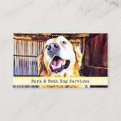 Animal Care Custom Vervangbare Hond Foto & QR Code Visitekaartje (Voorkant)