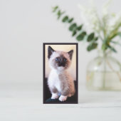 Animal Care Professional Placeholder Foto Visitekaartje (Staand voorkant)