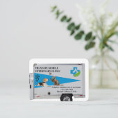 Animal Care / Veterinarian Visitekaartje (Staand voorkant)