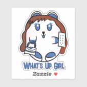 Animal Cartoon Teen Hamster Grappig Modern Laptop Sticker (Vel)