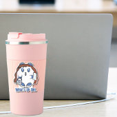 Animal Cartoon Teen Hamster Grappig Modern Laptop Sticker