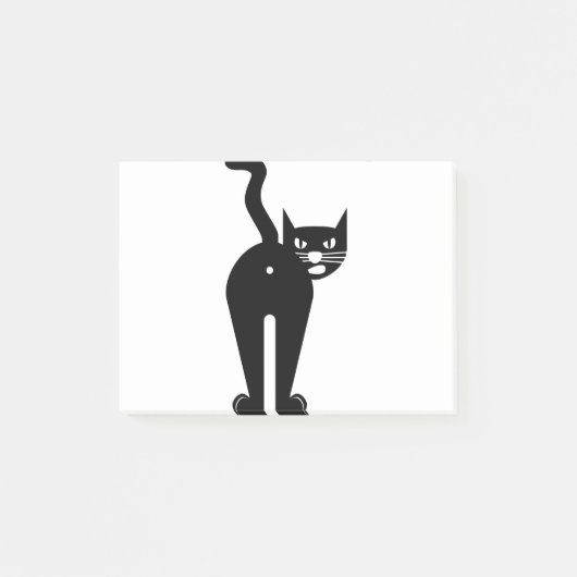 Animal Cat Mammal Silhouette Post-it® Notes (Voorkant)