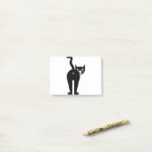 Animal Cat Mammal Silhouette Post-it® Notes (Op bureau)