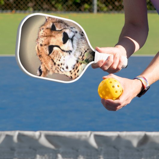 Animal Cheetah Adult Tear Marks Pickleball Paddle (Insitu)