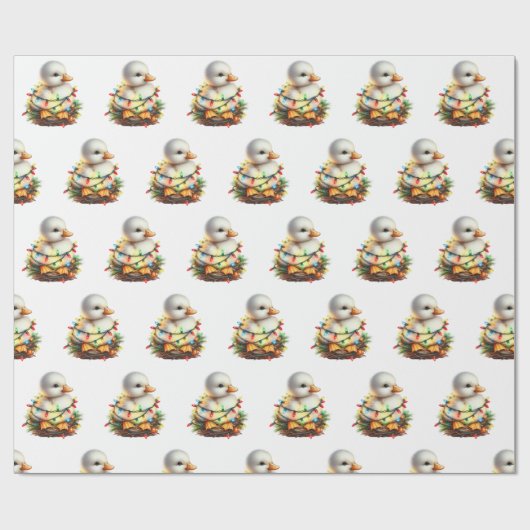 Animal Christmas Magic Cadeaupapier (Vlak)