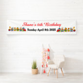 Animal Circus Train Kids Birthday in Red Spandoek (Insitu)