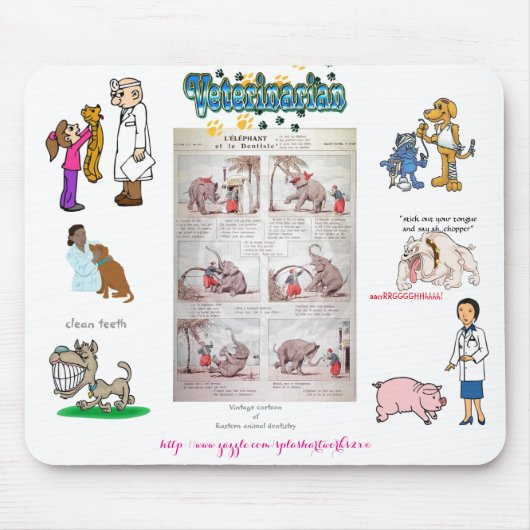 "Animal Clinic" Muismat (Voorkant)