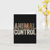 Animal Control Grappig Halloween Kostuum Zoo Party Kaart (Gele Bloem)