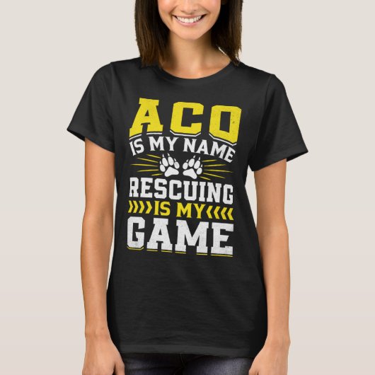 Animal Control Officer  Animal Catcher  13 T-shirt (Voorkant)