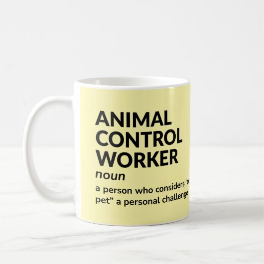 Animal Control Worker Humor Mok (Links)