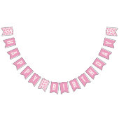 Animal Cookie Birthday Bunting Banner - Magenta (Alle)