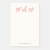 Animal Cookie Parade Kind Post-it - aardbei Post-it® Notes (Voorkant)