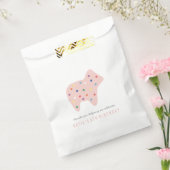 Animal Cookie Party Favor Bag - Bubblegum Bedankzakje (Gezegeld)