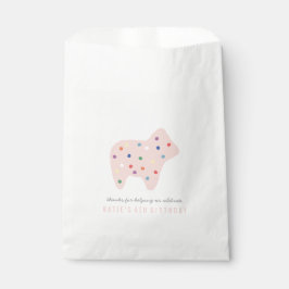 Animal Cookie Party Favor Bag - Bubblegum Bedankzakje