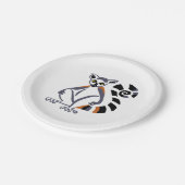 Animal Cool Ring-tailed LEMUR - Wildlife-Primate - Papieren Bordje (Gekanteld)