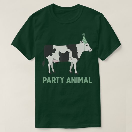 Animal Cow Birthday Cow Birthday T-shirt (Design voorkant)
