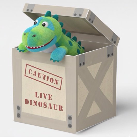 Animal Crate Dinosaur Jurassic Birthday Bedankdoosjes