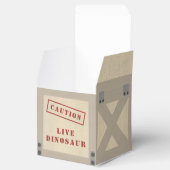 Animal Crate Dinosaur Jurassic Birthday Bedankdoosjes (Geopend)
