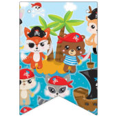 ANIMAL CREW Party Pirate Bunting Flags Vlaggetjes (Eerste vlag)