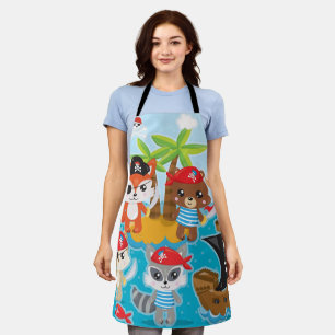Animal Crew Pirate Party Apron Schort