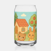 Animal crossing blikvorm glas (Achterkant)