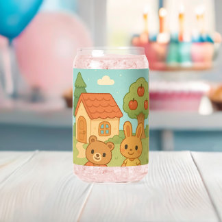Animal crossing blikvorm glas