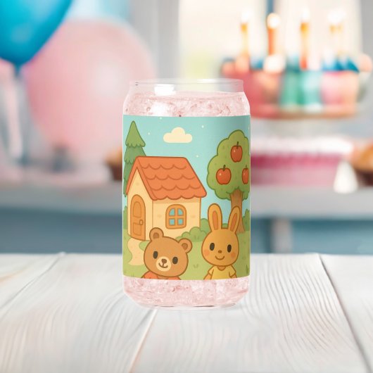 Animal crossing blikvorm glas (Insitu (Baby Shower))
