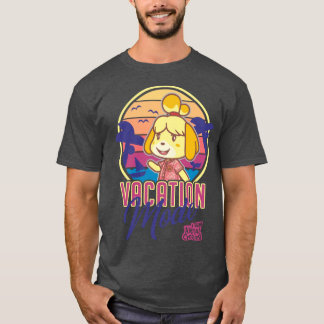 Animal Crossing New Horizons Isabelle Vakantie Mod T-shirt