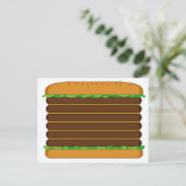 Animal Crossing New Leaf Hamburger Briefpapier Briefkaart (Staand voorkant)