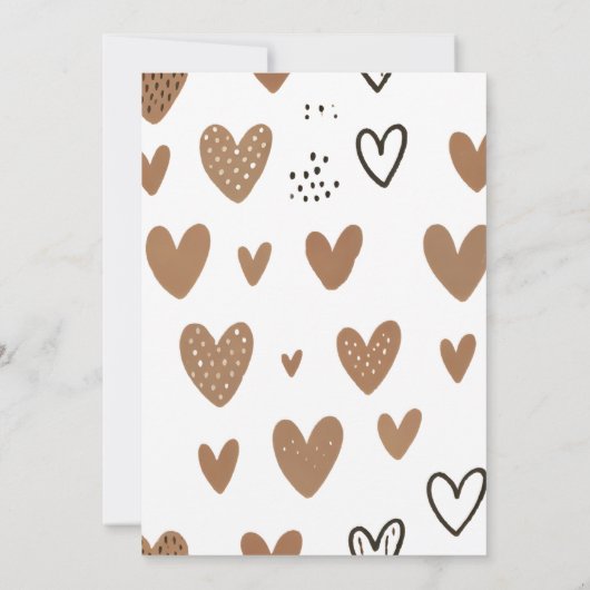 Animal Cub Boho We kunnen nauwelijks wachten op Ba Kaart (Achterkant)