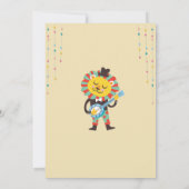 Animal Cuties vieren Baby shower-uitnodiging Kaart (Achterkant)