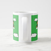 Animal Dinosaur Pilot Nursery Art Grote Koffiekop (Achterkant)