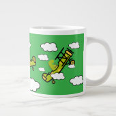 Animal Dinosaur Pilot Nursery Art Grote Koffiekop (Rechts)
