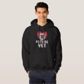 Animal Doctor Vet Tech Veterinary Assistant Future Hoodie (Voorkant volledig)