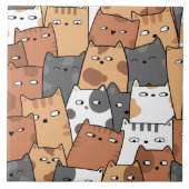 Animal Doodle Art Tegeltje (Voorkant)