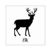 Animal Elk Design Wooden Art Stamp Rubberstempel (Afrduk)