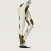 Animal Faux Brown Koe Skin Leggings (Rechts)
