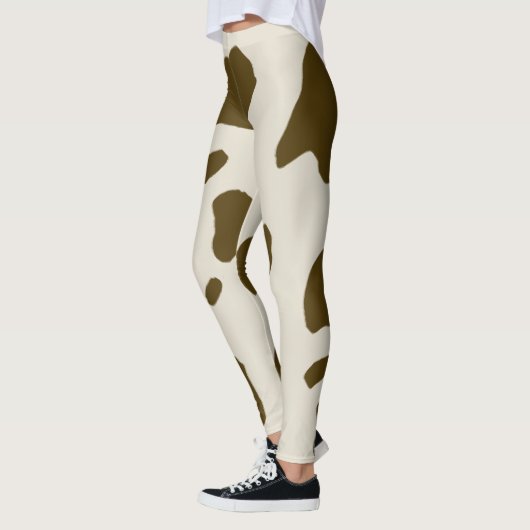 Animal Faux Brown Koe Skin Leggings (Links)